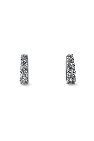 Orecchini Vidali Gioielli Donna in Oro bianco Zircone OROR-13-34 - OROR-13-34